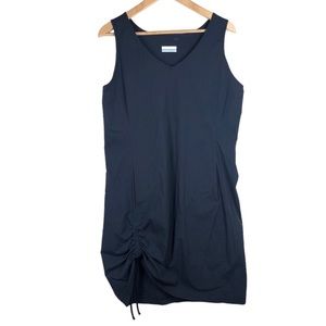 Columbia Womens Black Anytime Casual III Dress Nylon Sleeveless Outdoor Large